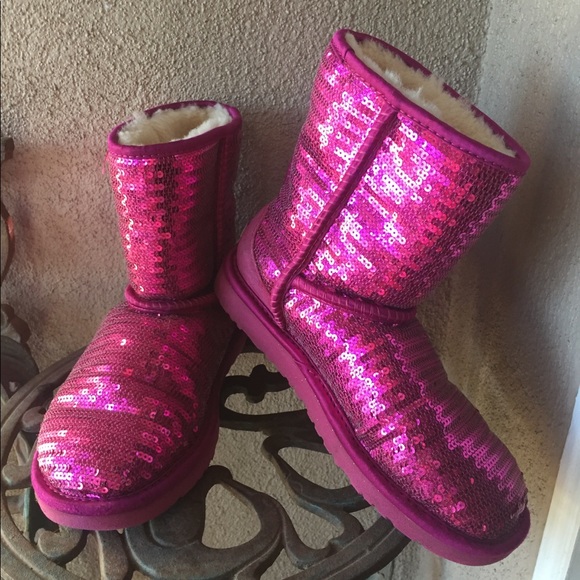 UGG Other - Pink Sequin Ugg Boots!